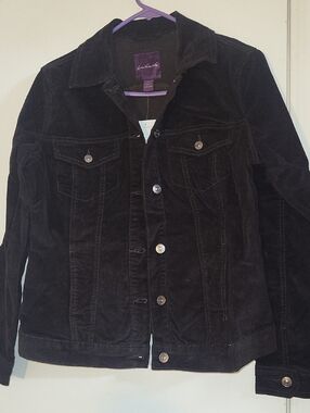 Gloria Vanderbilt Brown Jacket with Purple Label